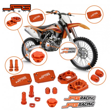 Motorrad CNC Bremse Kupplung Flüssigkeit Reservoir Abdeckung Set Für KTM SX SXF XC XCF XCW XCFW EXC EXCF 125 150 250 300 350 400 450 530