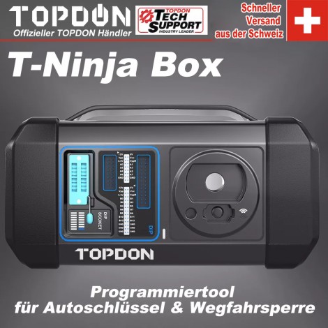 TOPDON T-Ninja Box Programmiertool für Autoschlüssel & Wegfahrsperre