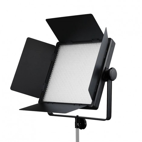 Godox LED1000D II LED-Videolicht Dimmbare weiße Farbe 5600K CRI96 TLCI98 mit LCD-Display Fernbedienung Scheunentore Weiß Gelb Grün Diffusionsfilter