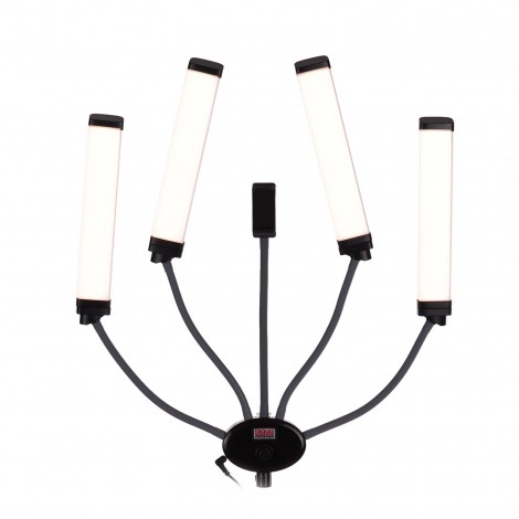 FX-800II Vierarm-LED-Videolampen-Fülllichter Bi-Color 3200-5500K Farbtemperatur-Lichtstreifen