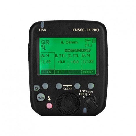 YONGNUO YN560-TX PRO 2,4G On-Camera-Blitzauslöser Speedlite für Nikon DSLR-Kameras RF602-RX