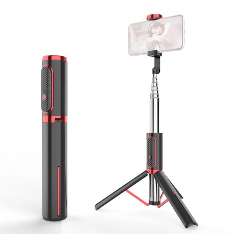 Ulanzi SK-01 Integriertes Design Selfie-Stange Drahtlose BT-Fernbedienung Stabile Stativhalterung Tragbare einziehbare Selfie-Stange