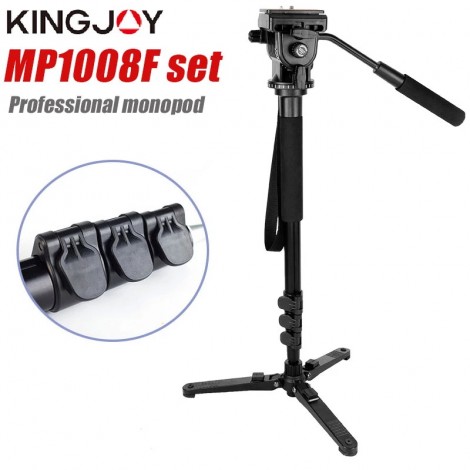 Kingjoy MP1008F Set Professionelle Einbeinstativ Set Dslr Für Alle Modelle Kamera Stativ