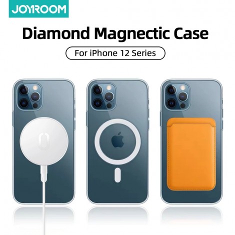 Joyroom Klar Magnetic Telefon Fall Für iPhone 12 Pro Max 12 Mini
