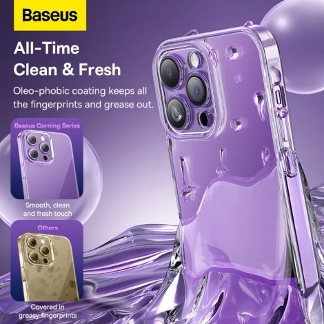 Baseus Corning Glas Handy hülle für iPhone 14 13 Pro Max Anti-Kratz-Falls chutz Hartglas hülle für iPhone 12 Pro Abdeckung