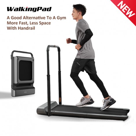 WalkingPad R1 Pro Laufband Faltbare Aufrecht Lagerung Rennen Gehen 2in1 APP Control Mit Handlauf Hause Cardio Workout