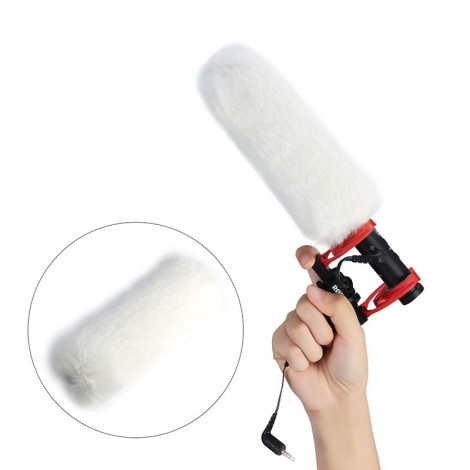 SAIREN A2 Winddicht Pullover Für Q3/Gottheit D3 Pro/Ritt Interview Mikrofon Pelz Abdeckung Winddicht Pullover Kamera Im Freien mic abdeckung