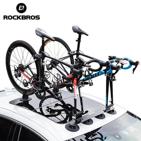 ROCKBROS Bike Fahrrad Rack Saug Dach-Top Bike Auto Racks Träger Schnell Installieren Bike Dach Rack MTB Mountain Road fahrrad Zubehör