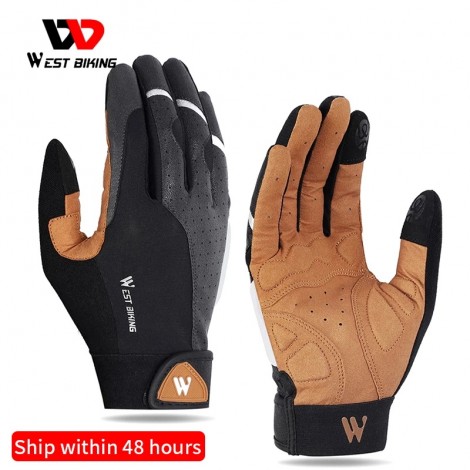 WEST BIKING Sport Radfahren Handschuhe Touch Screen Männer Frauen Sommer Fahrrad Handschuhe Motorrad Fitness Gym MTB Road Fahrrad Handschuhe