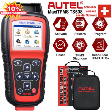 Autel MaxiTPMS TS508 Diagnosewerkzeug TPMS-Sensorprogrammierer OBD 315 433 MHz Sensor Reifendruck Autodiagnose