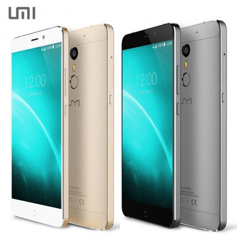 UMI SUPER Helio P10 MTK6755 Octa-Core 2,0 GHz Fingerabdruck-Scanner 2.5D LTPS 5.5 '' Android 6.0 Smartphone 4G/32G