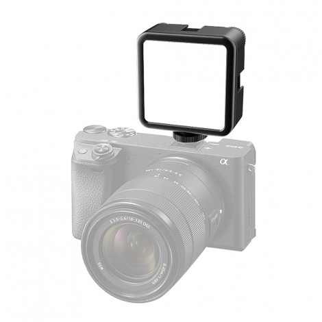 VIJIM VL81 LED Videolicht Lampe zweifarbig dimmbar 3200-5600K CRI95 + mit dreifacher Kaltschuh 1/4 Montage