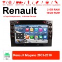 7 Zoll Android 10.0 Autoradio/Multimedia 2GB RAM 16GB ROM Für Renault Megane 2003-2010