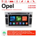 2din Android 10.0 Octa-core 2GB RAM 16GB ROM Autoradio Für Opel Astra Vectra Antara Zafira Corsa GPS Navigation Radio Farbe Silber