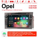 2din Android 10.0 Octa-core 2GB RAM 16GB ROM Autoradio Für Opel Astra Vectra Antara Zafira Corsa GPS Navigation Radio Farbe Grau