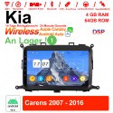 9 Zoll Android 12.0 Autoradio / Multimedia 4GB RAM 64GB ROM Für Kia Carens 2007 - 2016 Mit WiFi NAVI Bluetooth USB