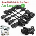 NEU 8 Kabelset Lastwagen Diagnose adapter