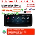 10.25 Zoll Snapdragon 665 8 Core Android 12.0 4G LTE Autoradio / Multimedia 8GB RAM 128GB ROM Für Benz GLC C-Klasse V-Klasse Built-in CarPlay