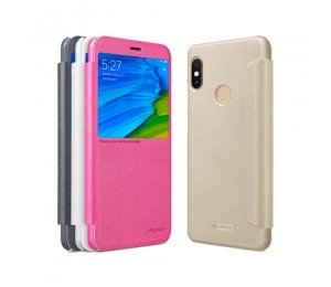 NEU XIAOMI RedMi Note 5 Pro NEW LEATHER CASE- Sparkle Leather Case