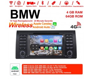 7 Zoll Android 13.0  Autoradio / Multimedia 4GB RAM 64GB ROM  Für BMW E53 E39 X5 M5 Built-in Carplay / Android Auto