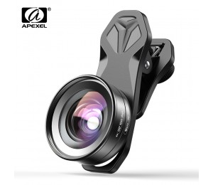APEXEL HD Kamera Telefon Objektiv kit 120 grad 4K weitwinkel 10x makro objektiv für iPhonex Samsung s9 alle smartphones