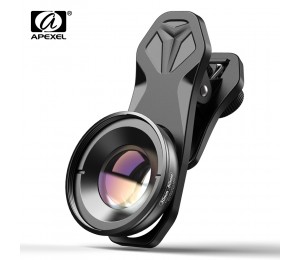 APEXEL HD 30-80mm super makro objektiv optic telefon kamera lentes für iPhone Samsung alle smartphones