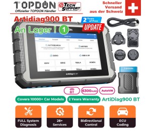2023 Neueste Topdon Artidiag900 BT Bidirektionales All System Auto OBD2 Scanner Diagnosetool