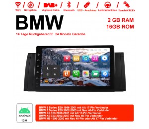9 Zoll Android 10.0 Autoradio/Multimedia 2GB RAM 16GB ROM Für BMW X5 E53 M5 E39