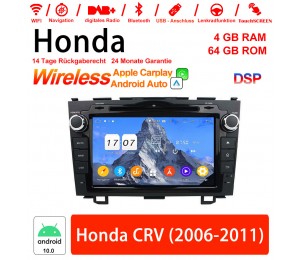 8 Zoll Android 10.0 Autoradio / Multimedia 4GB RAM 64GB ROM Für Honda CRV 2006-2011 Built-in Carplay / Android Auto