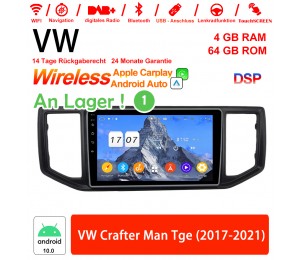 10 Zoll Android 10.0 Autoradio / Multimedia 4GB RAM 64GB ROM für VW Crafter Man Tge (2017-2021) Built-in Carplay / Android Auto