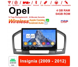 9 Zoll Android 12.0 Autoradio / Multimedia 4GB RAM 64GB ROM Für Opel Insignia 2009 - 2012 Mit WIFI NAVI Built-in Carplay