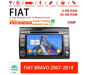 7 Zoll Android 10.0 Autoradio / Multimedia 4GB RAM 64GB ROM für Fiat Bravo(2007-2014) Built-in Carplay / Android Auto