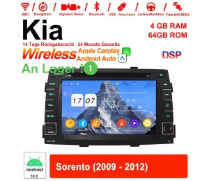 7 Zoll Android 10.0 Autoradio / Multimedia 4GB RAM 64GB ROM Für Kia Sorento 2009-2012 Mit WiFi NAVI Bluetooth USB