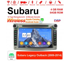 7 Zoll Android 10.0 Autoradio / Multimedia 4GB RAM 64GB ROM Für Subaru Legacy Outback 2009-2014 Mit WiFi NAVI Bluetooth USB