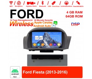 7 Zoll Android 10.0 Autoradio / Multimedia 4GB RAM 64GB ROM Für Ford Fiesta 2013-2016 Mit WiFi NAVI Bluetooth USB
