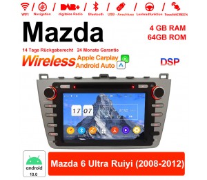 8 Zoll Android 10.0 Autoradio / Multimedia 4GB RAM 64GB ROM Für Mazda 6 Ultra Ruiyi 2008-2012 Mit WiFi NAVI Bluetooth USB