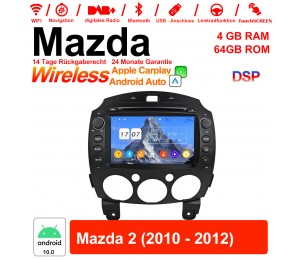 8 Zoll Android 10.0 Autoradio / Multimedia 4GB RAM 64GB ROM Für Mazda 2 2010 - 2012 Mit WiFi NAVI Bluetooth USB
