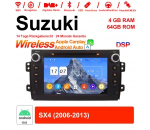 8 Zoll Android 10.0 Autoradio / Multimedia 4GB RAM 64GB ROM Für Suzuki SX4 2006-2013 Mit WiFi NAVI Bluetooth USB