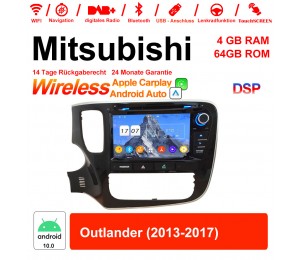 8 Zoll Android 10.0 Autoradio / Multimedia 4GB RAM 64GB ROM Für Mitsubishi Outlander 2013-2017 Built-in CarPlay / Android Auto