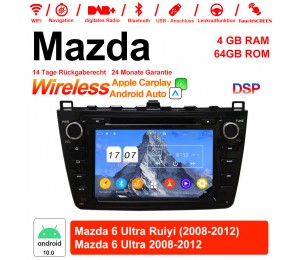 8 Zoll Android 10.0 Autoradio / Multimedia 4GB RAM 64GB ROM Für Mazda 6 Ultra Ruiyi 2008-2012 Mit WiFi NAVI Bluetooth USB