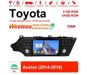 8 Zoll Android 10.0 Autoradio / Multimedia 4GB RAM 64GB ROM Für Toyota Avalon 2014-2018 Mit WiFi NAVI Bluetooth USB