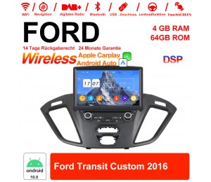 8 Zoll Android 10.0 Autoradio / Multimedia 4GB RAM 64GB ROM Für Ford Transit Custom 2016 Mit WiFi NAVI Bluetooth USB