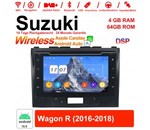 8 Zoll Android 10.0 Autoradio / Multimedia 4GB RAM 64GB ROM Für Suzuki Wagon R 2016-2018 Mit WiFi NAVI Bluetooth USB