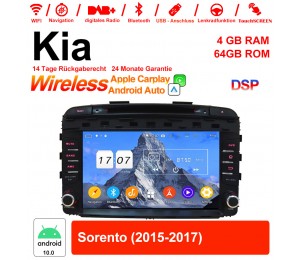 9 Zoll Android 12.0 Autoradio / Multimedia 4GB RAM 64GB ROM Für Kia Sorento 2015-2017 Mit WiFi NAVI Bluetooth USB