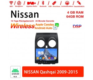 10.1 Zoll Android 12.0 Autoradio / Multimedia 4GB RAM 64GB ROM Für Nissan Qashqai 2013-2015 Built-in Carplay / Android Auto