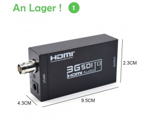 Neu 3G-SDI auf HDMI Video Audio Konverter Portofrei!