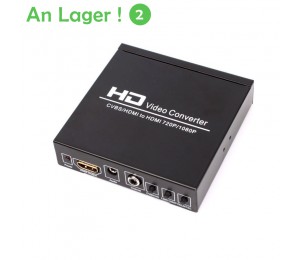 HD Video Converter CVBS AV + HDMI to HDMI HDCP Decode 720P / 1080P