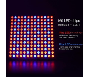 Roleadro 75w LED Pflanzen Grow lampe mit Rot Blau Licht für Pflanzen Wachstum im Gewächshaus