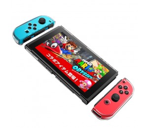 Abnehmbare transparente Crystal PC-Hülle für Nintendo Nintendo Switch NS-Hüllen Harte, klare, hintere Hülle, ultradünne Tasche