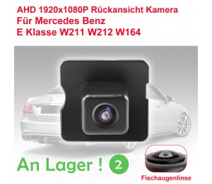 AHD 1920*1080P Fisheye Objektiv Auto Rückansicht Kamera Für Mercedes Benz E Klasse W211 W212 ML W164 M ML350 ML330 ML63